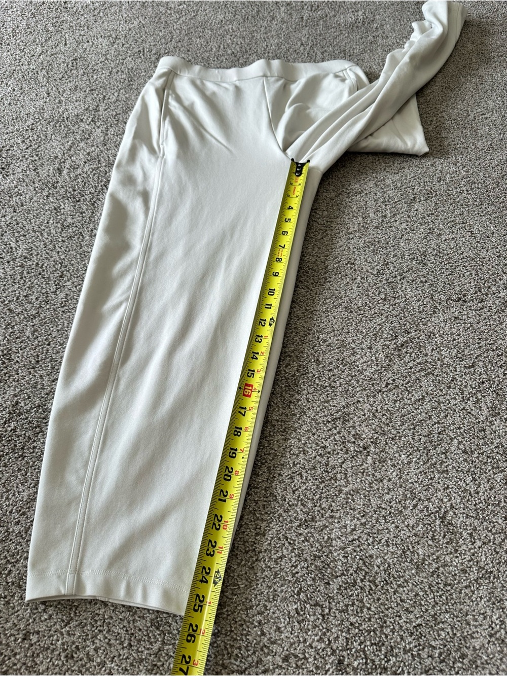 Eileen Fisher Washable Flex Ponte Lantern Pant Size Medium Bone Cream - Picture 10 of 11